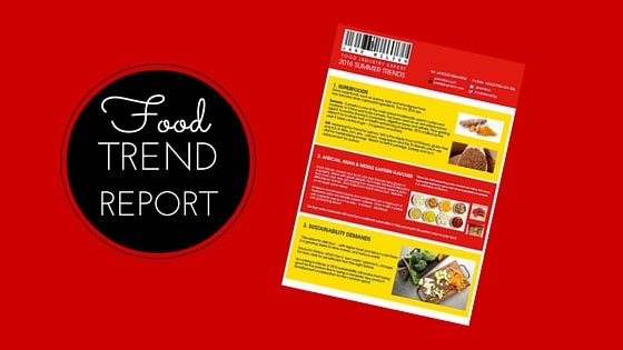Trend report for food businesses